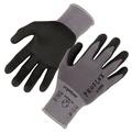 Proflex By Ergodyne Nitrile-Coated Gloves Microfoam Palm, Gray, Size XL 7000